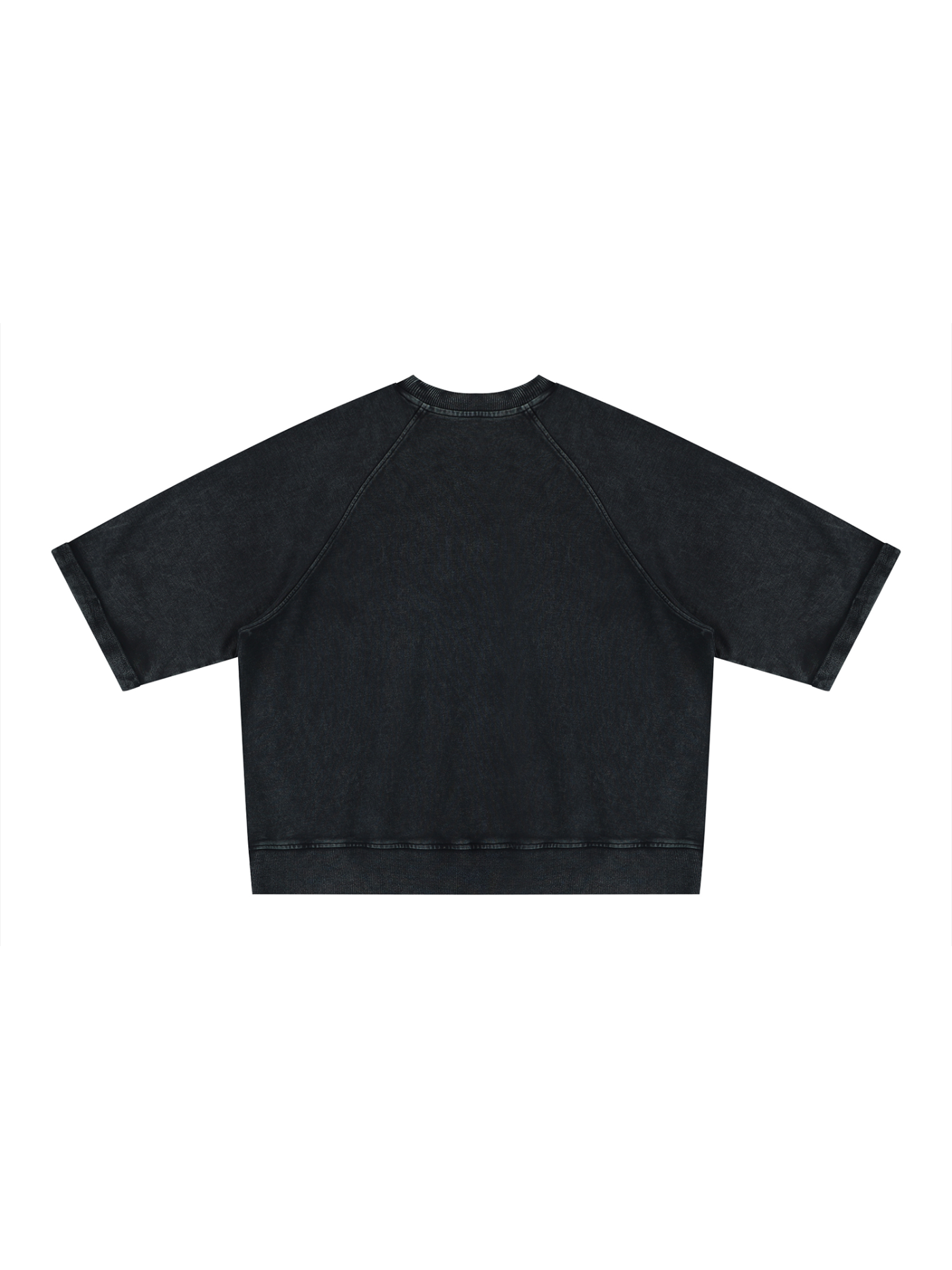 Monarch Boxy Sweatshirt — M Mark — Black — Back