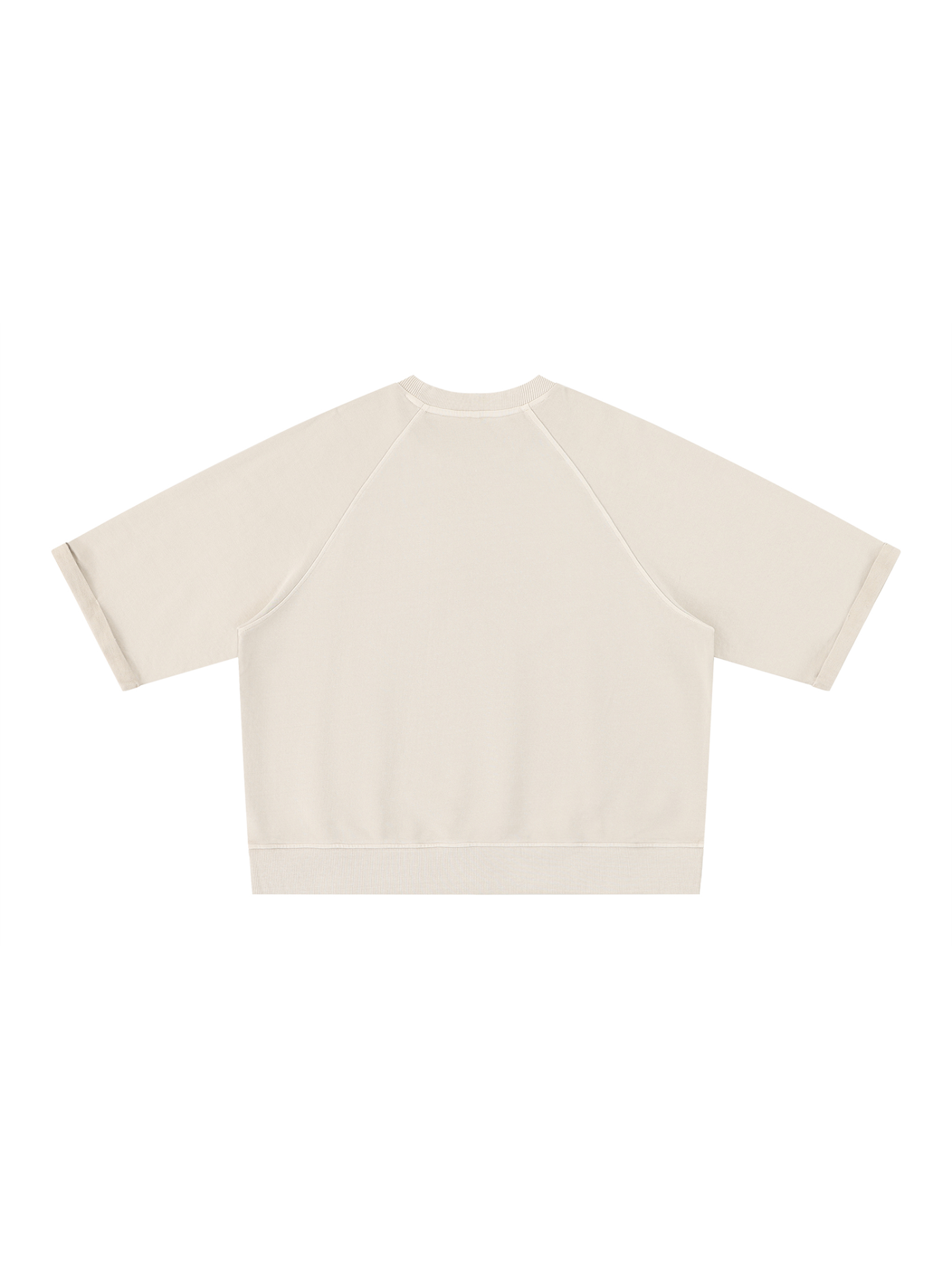 Monarch Boxy Sweatshirt — M Mark — Light Apricot — Back