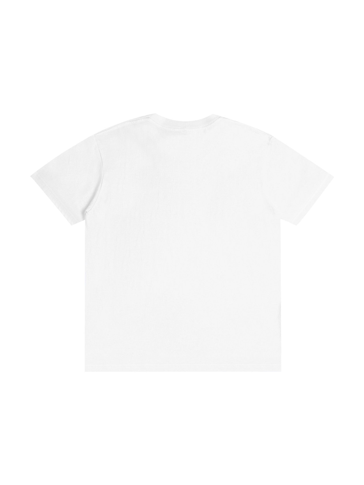 Monarch Pure Cotton Tee — Wordmark — Lucent White — Back