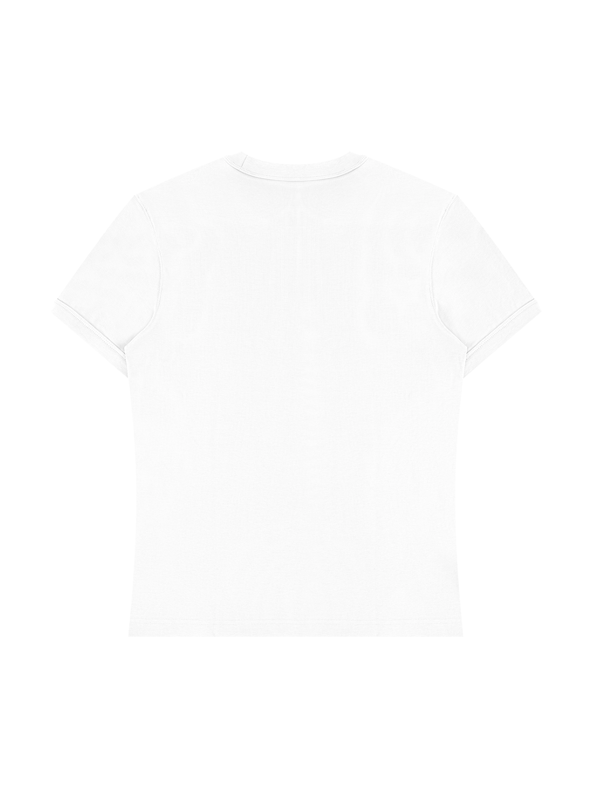 Monarch Slim Fit Tee — Icon — Diagonal — White — Back