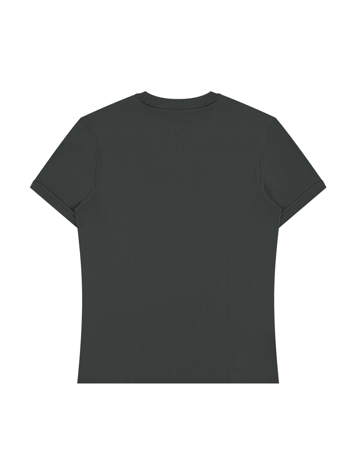 Monarch Slim Fit Tee — M Mark — Dark Gray — Back