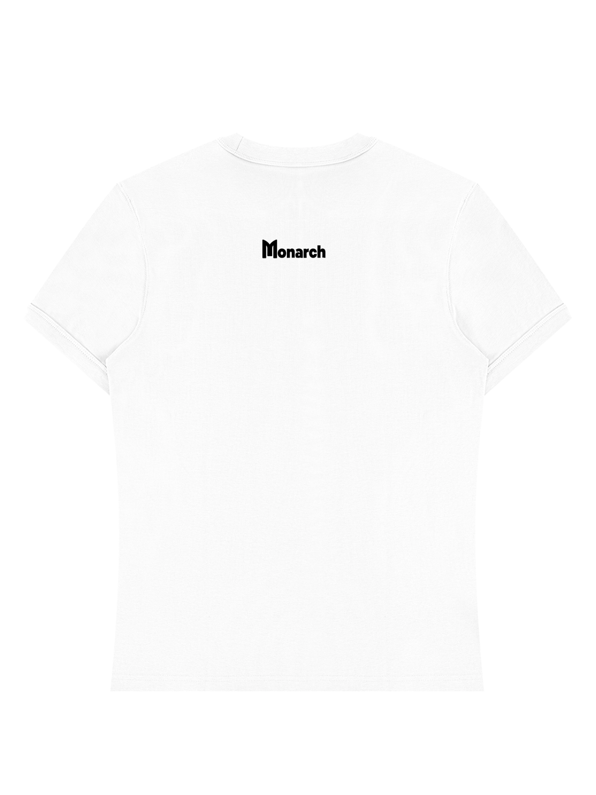 Monarch Slim Fit Tee — M Mark — White — Back
